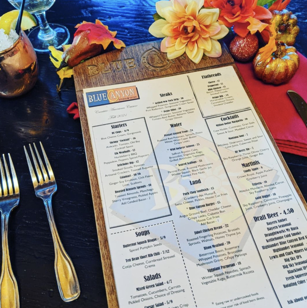 About Blue Canyon Kitchen Tavern About Blue Canyon Kitchen Tavern
